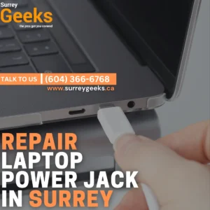Repair Laptop Power Jack in Surrey